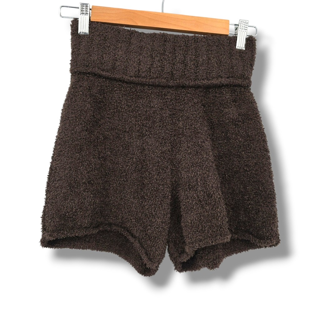 Urban Outfitters Brown Cozy Knit High-Waist Shorts
